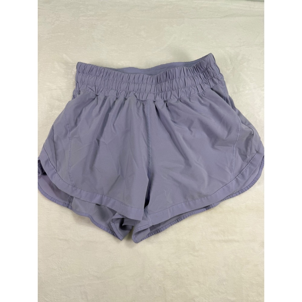 Lululemon Track That High-Rise Short 3" Size 8 Purple Athletic Running Women